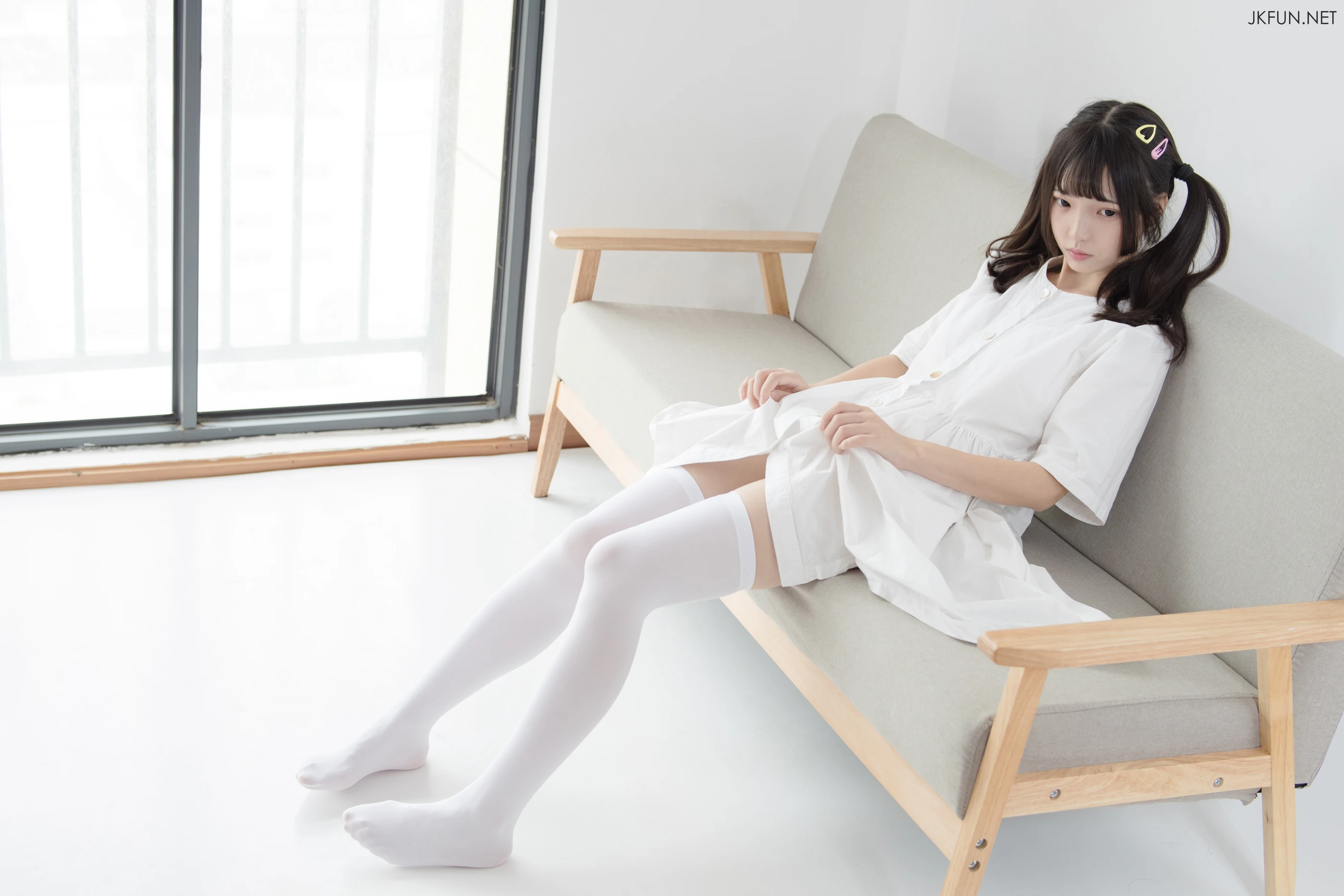 森萝财团 [JKFUN-014] 默陌 白衣飘飘的年代 [91P 1V]插图1